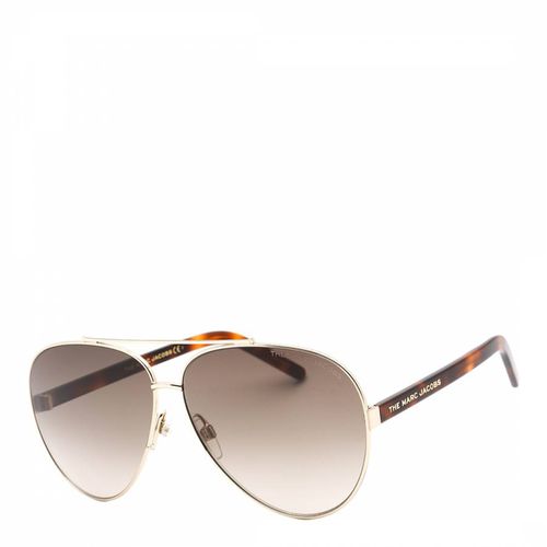 Women's Gold Havana Sunglasses 62mm - Marc Jacobs - Modalova