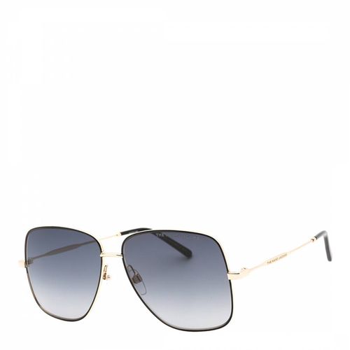 Women's Gold//Dark Grey Sunglasses 59mm - Marc Jacobs - Modalova