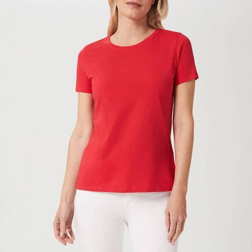 Raspberry Pixie Cotton T Shirt - Hobbs London - Modalova