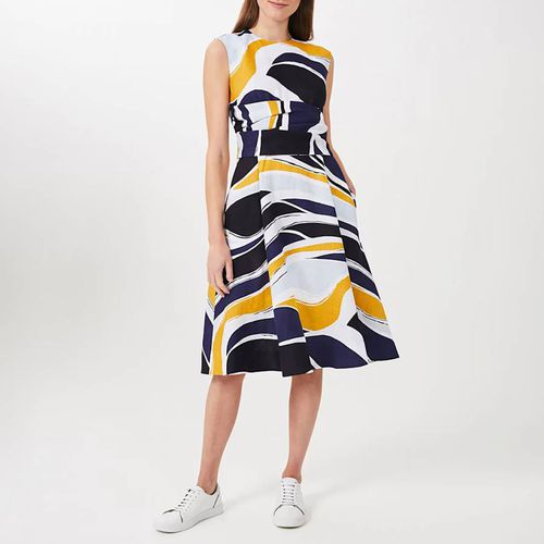 Petite Multi Twitchell Linen Dress - Hobbs London - Modalova