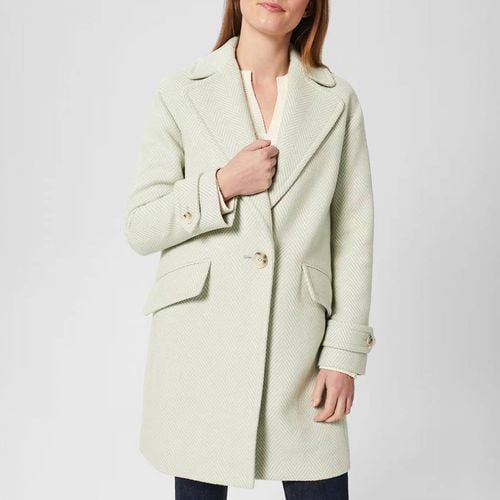 Green Lillie Wool Blend Coat - Hobbs London - Modalova