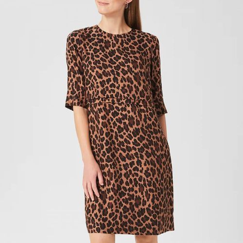 Leopard Print Iza Tunic Dress - Hobbs London - Modalova