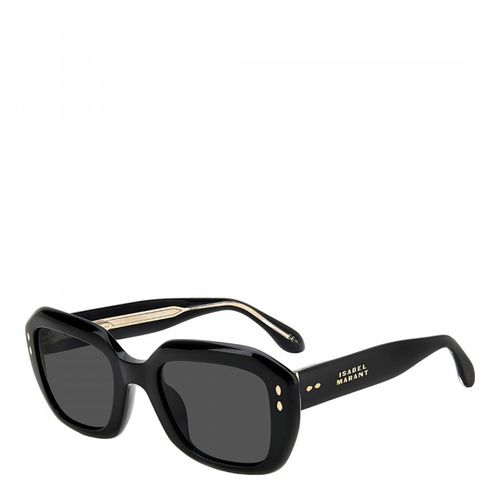 Black Rectangular Sunglasses 52 mm - Isabel Marant - Modalova