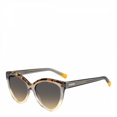 Grey Cat Eye Sunglasses 57 mm - Missoni - Modalova