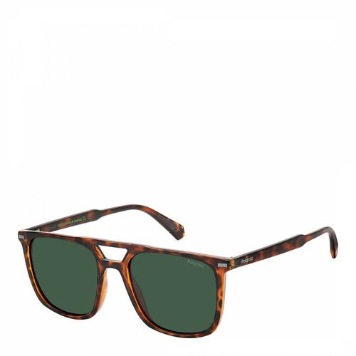 Brown Rectangular Sunglasses 53 mm - Polaroid - Modalova