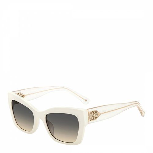 White Rectangular Sunglasses 53 mm - Kate Spade - Modalova