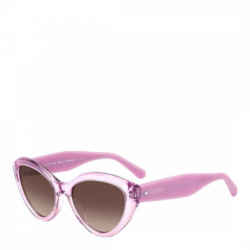 Violet Cat Eye Sunglasses 55 mm - Kate Spade - Modalova