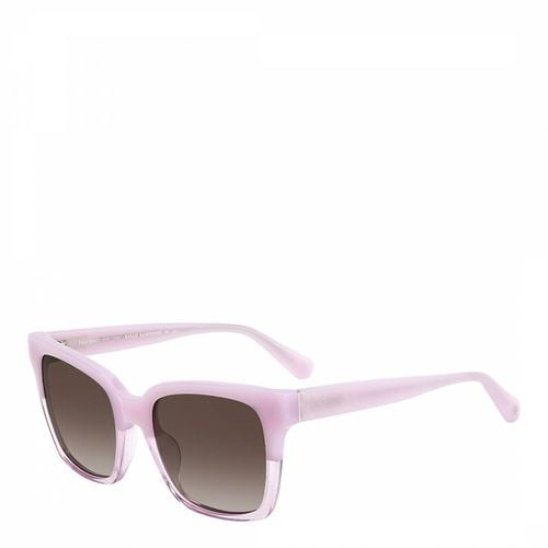Pink Rectangular Sunglasses 55 mm - Kate Spade - Modalova