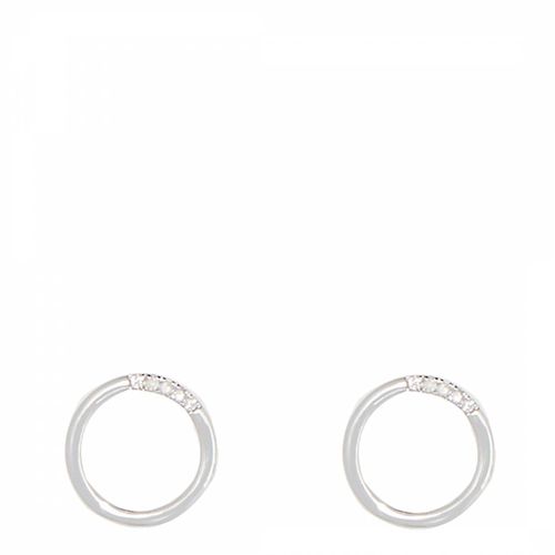 White Gold Cercle Diamond Earrings - Artisan Joaillier - Modalova