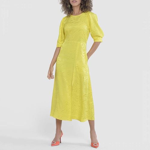 Yellow A-Line Midi Dress - Closet - Modalova