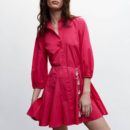 Hot Pink Swing Dress - Mango - Modalova