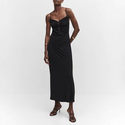 Black Cami Maxi Dress - Mango - Modalova