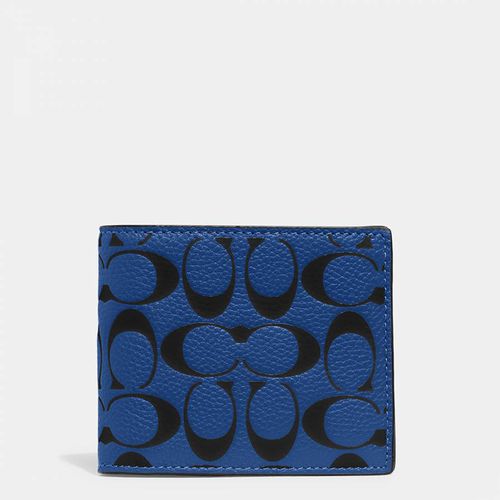 Blue Fin 3 In 1 Wallet In Printed Signature Leather - Coach - Modalova