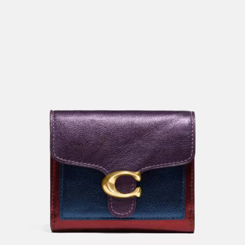 Metallic Colourblock Leather Tabby Small Wallet - Coach - Modalova