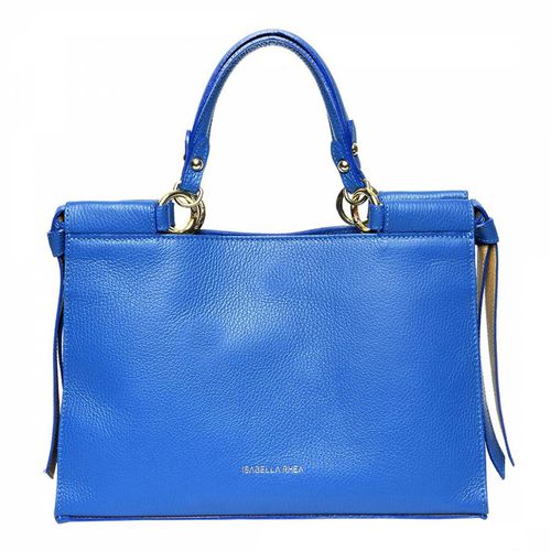 Blue Leather Handbag - Isabella Rhea - Modalova