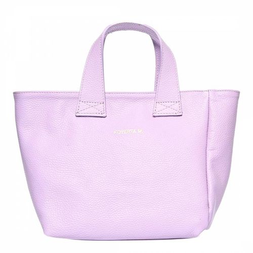 Purple Italian Leather Handbag - Roberta M - Modalova