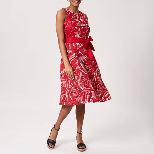 Red Bea Linen Dress - Hobbs London - Modalova