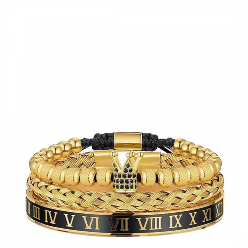 K Gold Bangle Bracelet Set - Stephen Oliver - Modalova