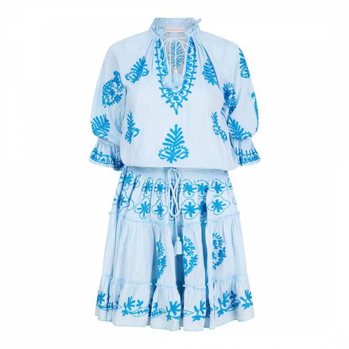 Sky Blue Sienna Mini Dress - Pranella - Modalova