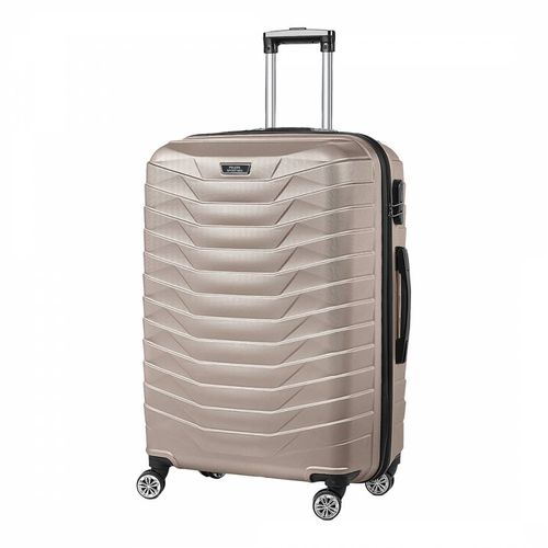 Gold Medium Suitcase - Polo55 - Modalova