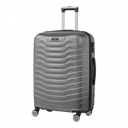 Grey Medium Suitcase - Polo55 - Modalova