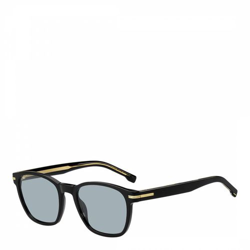 Black Rectangular Sunglasses 52mm - Hugo Boss - Modalova