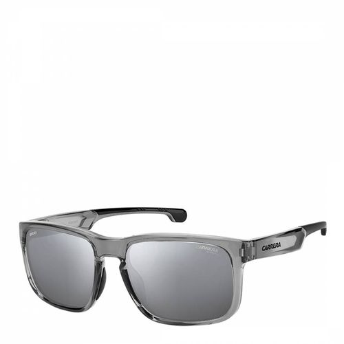Grey Black Rectangular Sunglasses 57mm - Carrera - Modalova