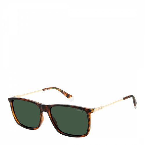 Havana Rectangular Sunglasses 59mm - Polaroid - Modalova