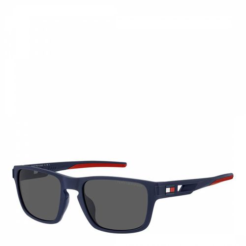 Matte Rectangular Sunglasses 55mm - Tommy Hilfiger - Modalova