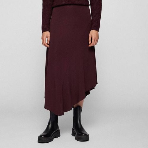 Burgundy Vasatine Asymmetric Skirt - BOSS - Modalova