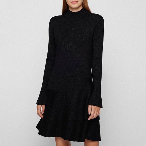 Black Fien Shimmer Mini Dress - BOSS - Modalova