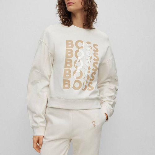 Esinia Graphic Cotton Sweatshirt - BOSS - Modalova