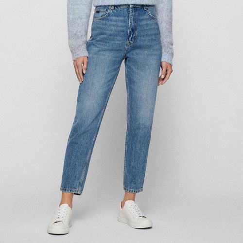 Blue High Waisted Mom Jeans - BOSS - Modalova