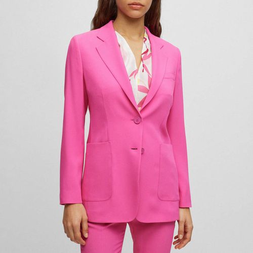 Pink Japito Single Breasted Blazer - BOSS - Modalova