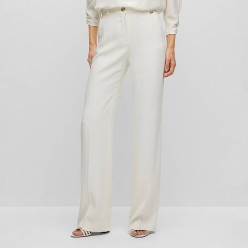 White Tireka Formal Trousers - BOSS - Modalova