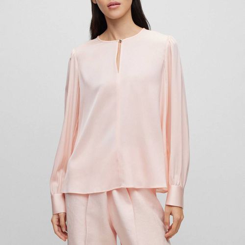 Pink Iunawa Silk Blend Blouse - BOSS - Modalova