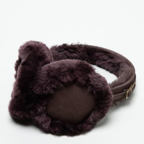 Brown Shearling Earmuffs - N°· Eleven - Modalova