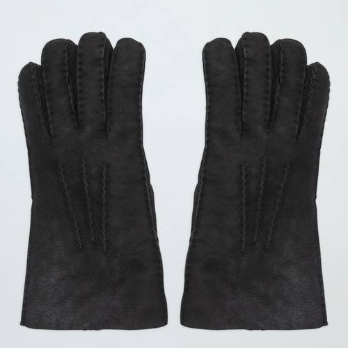 Black Shearling Gloves - N°· Eleven - Modalova