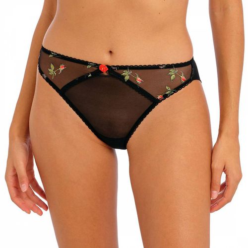 Black Rose Blossom Brief - Freya - Modalova