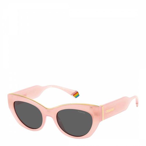 Pink Cat Eye Sunglasses 50mm - Polaroid - Modalova