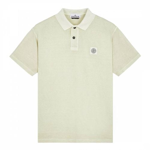 Beige 'Fissato' Cotton Polo Shirt - Stone Island - Modalova