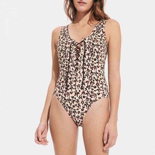 Brown Leopard Print Fox Swimsuit - Vilebrequin - Modalova