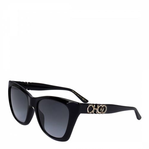 Black Square Rimmed Sunglasses 55mm - Jimmy Choo - Modalova