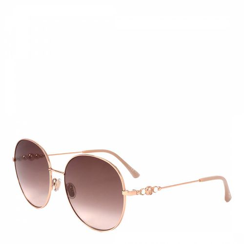 Pink Lense Round Sunglasses 60mm - Jimmy Choo - Modalova
