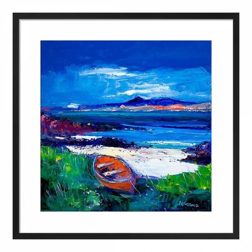 Iona and Ben More Mull Framed Print 50cm x 50cm - John Lowrie Morrison - Modalova