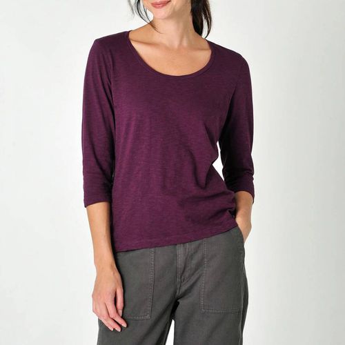 Purple Tresscott Cotton T-Shirt - Burgs - Modalova