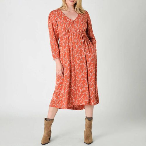 Orange Whimble Dress - Burgs - Modalova