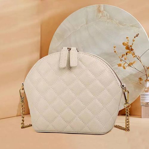 Creamy White Shell Shoulder Bag - Mi Bolsa - Modalova