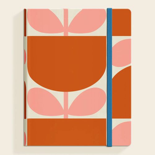 Block Flower Medium Notebook - Orla Kiely - Modalova