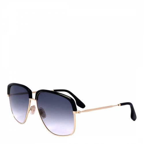 Gold Black Square Sunglasses 60mm - Victoria Beckham - Modalova